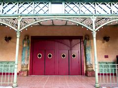 Ornate entrance doors of the Musée des Arts Forains in Paris