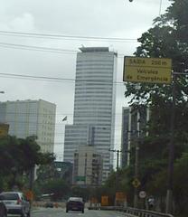 E-Tower building in São Paulo skyline