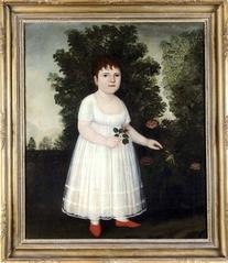 Portrait of Sarah Maria Coward by Joshua Johnson