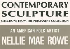 Portrait of Nellie Mae Rowe, American folk artist