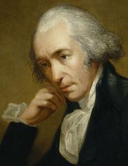 Portrait of James Watt, Scottish inventor and mechanical engineer