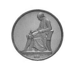 James Watt medal illustration from Life of Watt (1858) by James Patrick Muirhead