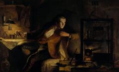 James Watt and the Steam Engine painting by James Eckford Lauder
