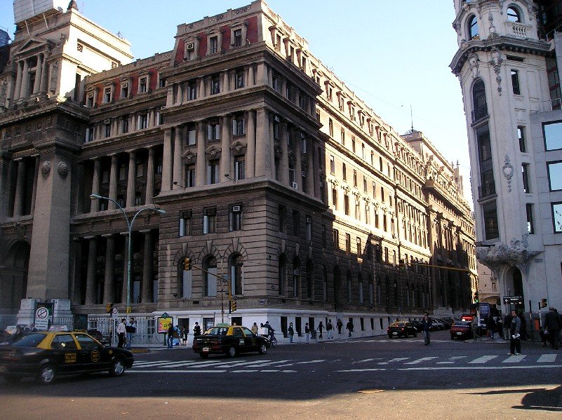 Palacio de Tribunales building in Buenos Aires before restoration