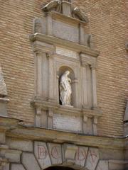 Detail of Puerta del Cambron historic gate in Toledo Spain