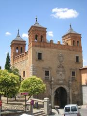 Historic Puerta del Cambron gate in Toledo, Spain
