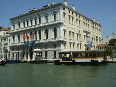 Palazzo Grassi in Venice Italy exterior view