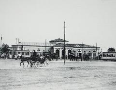 Historic view of Stazione di Verona Porta Nuova circa 1900