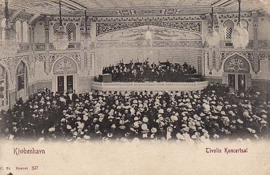 Historic Tivoli Concert Hall in Copenhagen from 1902 to 1944