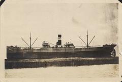 Harlesdon stranded between Virginia Point and Texas City after 1915 Galveston Hurricane
