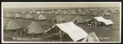 Regiment camp of the 6th Cavalry with soldiers and tents