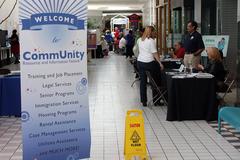 FEMA representatives at CommUnity Resource and Information Festival in Texas City