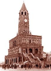 Sukhareff Tower in Moscow during historic times