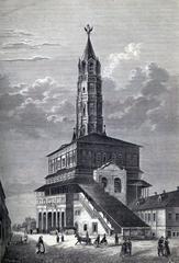 Sukhareva Tower in Moscow 1870