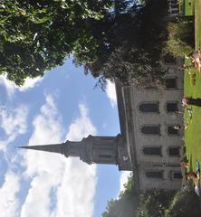 St Paul's Church, a listed building in St Paul's Square, Birmingham with classical architecture and tall pillars