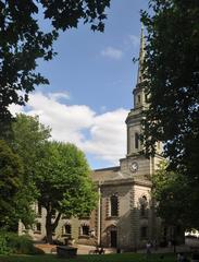 St Paul's Church in St Paul's Square Birmingham a historic listed building