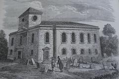 St Pauls Chapel in Birmingham, England before the spire was built