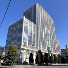 Kamata Campus of Nihon Kogakuin College and Tokyo University of Technology in Tokyo, Japan with modern buildings and clear sky