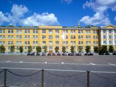 Front view of the administration building in Moscow Kremlin