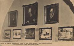 Exhibition of paintings at the Postal Museum in Karolinum in 1928
