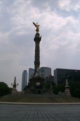 Angel of Independence monument in Mexico City at sunset
