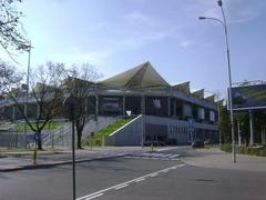 Legia Warsaw football stadium in Warsaw, Poland