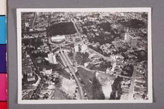 Aerial view of Avenida Nove de Julho and Tunnel in São Paulo, Brazil