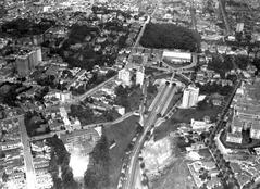 Aerial view of Jardim Paulista and Cerqueira César neighborhoods in São Paulo, Brazil