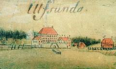 Detail from Gripenhielm's Mälaren map showing Ulvsunda area
