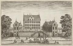 Ulvsunda copper engraving by Jean Marot after Erik Dahlbergh