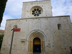 Monasterio de Sant Pere de Galligants in Gerona, historic Romanesque monastery building