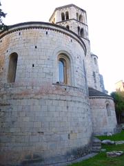 Monasterio de Sant Pere de Galligants historical monastery in Gerona with Romanesque architecture