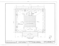 Historic drawing of the First Bank of the United States building in Philadelphia
