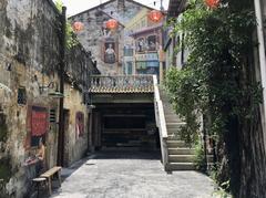 Colorful murals at Kwai Chai Hong in Lorong Panggong Kuala Lumpur