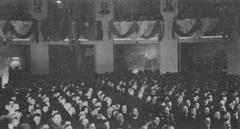First Congress of the Polish Workers' Party in Roma Hall Warsaw 1945