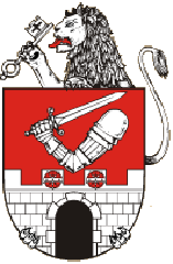 Municipal coat of arms of Loket town in Sokolov District Czech Republic