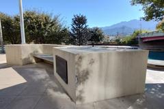 Time capsule niche of the Battle of Monterrey relics in Monterrey Plaza