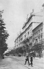 Historical view of Ulica Królewska in Warsaw before 1939