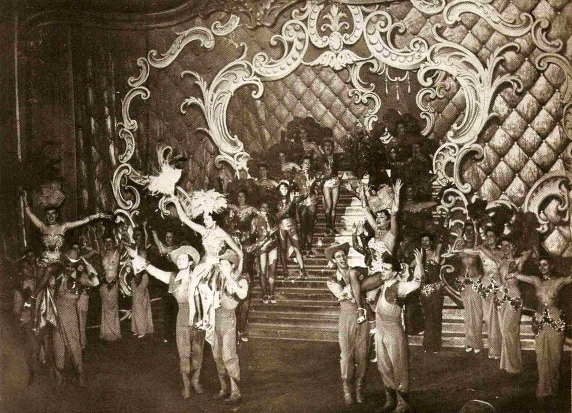 Folies Bergère theater show at Teatro Opera Buenos Aires 1954