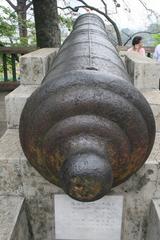 Old cannon from Second Opium War at Yuexiu Park in Guangzhou