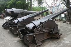 German-made Cannon from 1887 displayed in Yuexiu Park, Guangzhou
