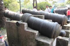 Old Cannon in Yuexiu Park Guangzhou