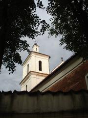 Belltower of the Church of St. Nicholas in Vilnius at Šv. Mikalojaus street