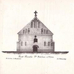 Saint Nicholas Church on Saint Nicholas Street in Vilnius in 1836