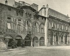 Marble loggia of Osii in Milan