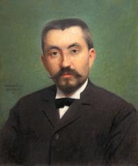 Portrait of Adolphe Couzy painted by Henri Rachou in 1904