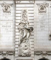 École supérieure des beaux-arts de Toulouse facade architectural view