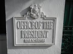 General Solano Street corner Ayala Boulevard at Ermita Manila with Malacañang Palace in the background