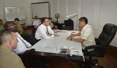 Deputy Secretary of Defense Ashton B. Carter meeting with Executive Secretary Paquito Ochoa Jr. at Malacañang Palace Manila