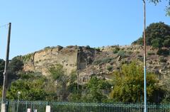 Ancient Acropolis Wall of Cumae in Pozzuoli, Italy
